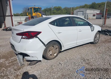 2019 Hyundai Elantra Sel z USA, uszkodzony, nr VIN 5NPD84LF9KH430195
